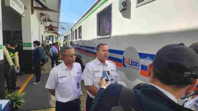 KAI Daop 2 Bandung Adakan Pengobatan Gratis Dengan Rail Clinic di Stasiun Bumiwaluya