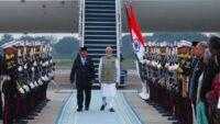 PM India Narendra Modi Tiba di Indonesia, Disambut Langsung Presiden Prabowo