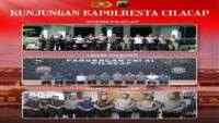 Kapolresta Cilacap Kunjungi Kodim 0703 Cilacap, Lanal Cilacap, dan Kejaksaan Negeri Cilacap