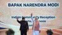 PM Modi dan Prabowo Rayakan Persahabatan Indonesia-India Bersama Diaspora India