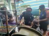 Damkar Cilacap Evakuasi Kaki Bocah Terperosok Perosotan Sekolah
