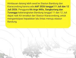 Asia Afrika Festival 2026 Digelar Akhir Pekan di Kota Bandung, KAI Daop 2 Bandung Imbau Pelanggan Datang ke Stasiun Lebih Awal
