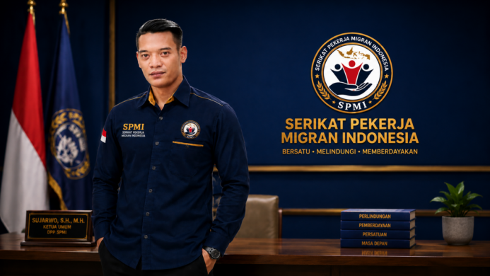 Foto | Ketua Umum DPP Serikat Pekerja Migran Indonesia (SPMI) Sujarwo. S.H.