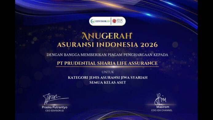 Diakui Lembaga Independen di Dalam dan Luar Negeri Prudential Syariah Raih Tiga Penghargaan sebagai Pemimpin Asuransi Jiwa Syariah Indonesia