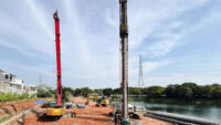 Perkuat Tata Air, WSBP Suplai Spun Pile dan Beton Readymix Kurangi Banjir