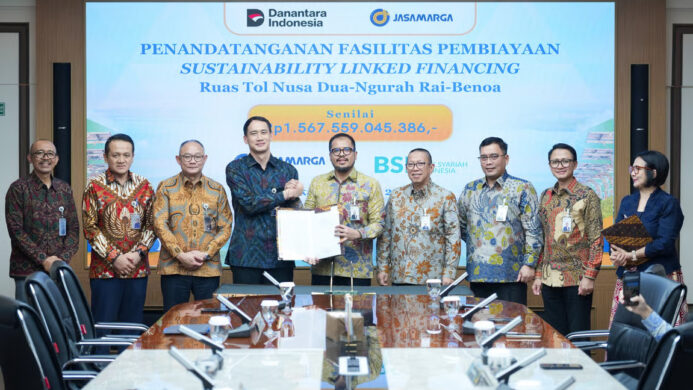 Perkuat Infrastruktur Hijau PT Jasamarga Bali Tol dan BSI Tandatangani Kerjasama Pembiayaan Sustainability Linked Financing Senilai Rp1 56 Triliun
