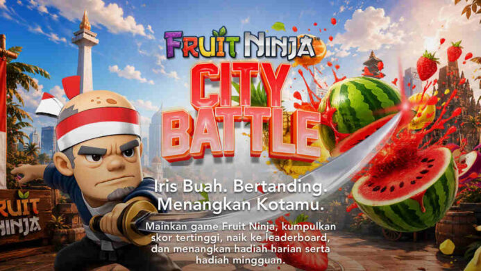 HeroPlay Luncurkan Fruit Ninja City Battle Merdeka Edition Ajak Gamer Indonesia Bermain untuk Kotanya
