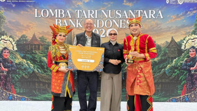 Melky Soekirman dan Mutiara Aulia Syahida dari BRI Region 6 Raih Juara 3 Lomba Tari Nusantara 2026 Bank Indonesia