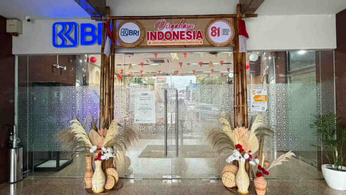 Sambut HUT ke-81 RI, BRI BO Kramat Jati Semarakkan Nuansa Merah Putih