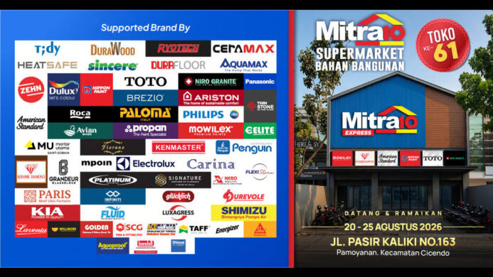 Grand Opening Mitra10 Pasir Kaliki Bandung Nikmati Promo Menarik untuk Kebutuhan Rumah