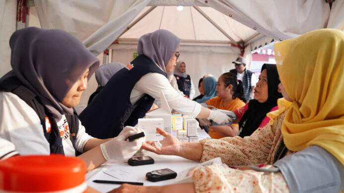 Semarak Merah Putih BRI Region 6 Hadirkan Pemeriksaan Kesehatan Gratis