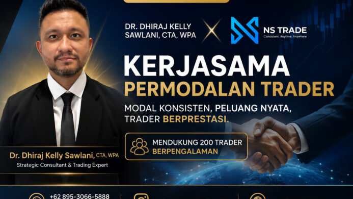 Dr Dhiraj Kelly Sawlani CTA WPA dan NS Trade Siapkan Program Permodalan bagi 200 Trader Berpengalaman
