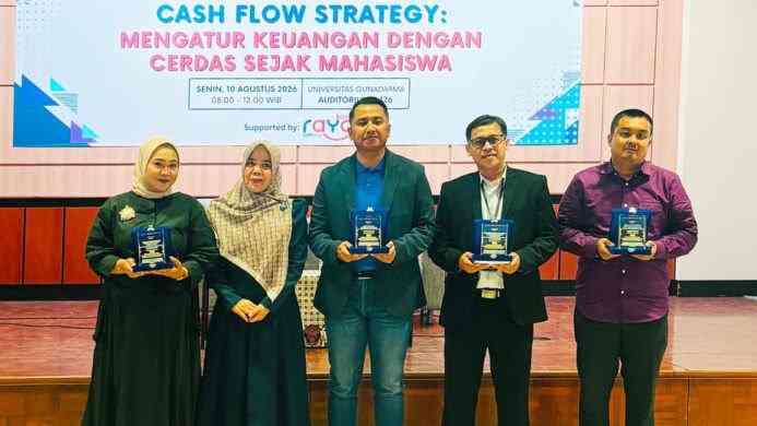 Inspiraya Goes to Campus Gunadarma Bank Raya Ajak Mahasiswa Cerdas Kelola Cash Flow dan Mulai Berinvestasi Sejak Dini