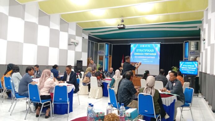 Lembaga penyiaran ikuti tahap wawancara stratifikasi (Foto Asep)