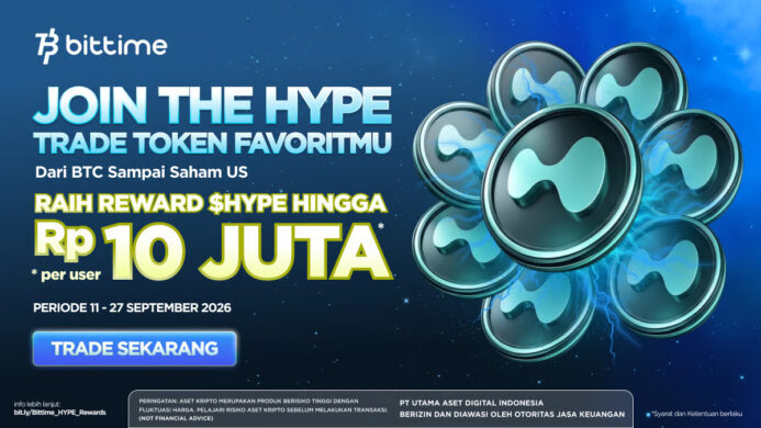 Pasar Crypto Semakin Dinamis Bittime Hadirkan Program Berhadiah HYPE hingga Sepuluh Juta Rupiah