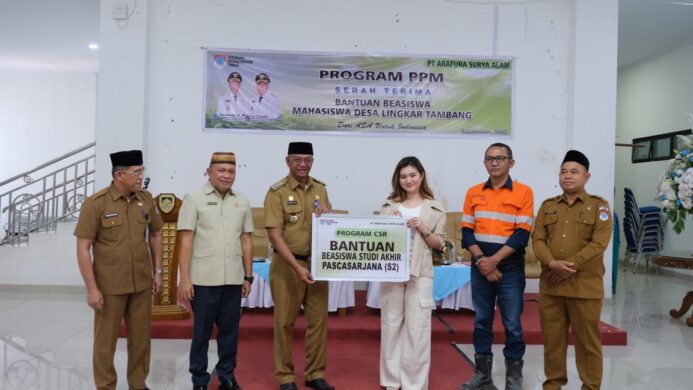 PT ASA Serahkan Beasiswa Pendidikan bagi 14 Mahasiswa di Bolaang Mongondow Timur