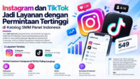 Instagram dan TikTok Jadi Layanan dengan Permintaan Tertinggi di Katalog SMM Panel Indonesia