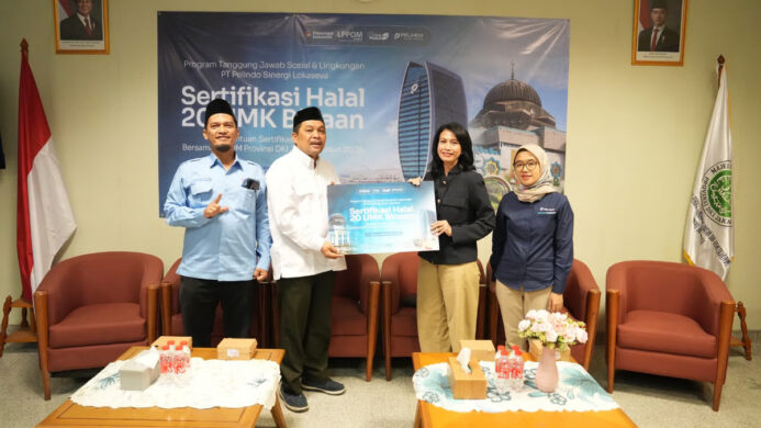 Dorong UMK Naik Kelas PT Pelindo Sinergi Lokaseva Fasilitasi Sertifikasi Halal UMK Jakarta Utara