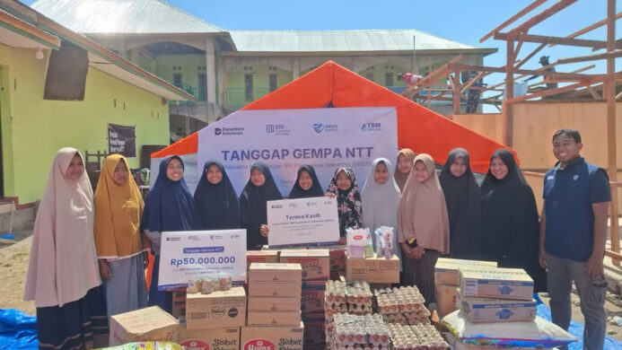 BRIDS Salurkan Bantuan untuk Dukung Pemulihan Pascagempa di Nusa Tenggara Timur