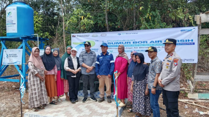 Memaknai 70 Tahun Pengabdian SUCOFINDO Bangun Sumur Bor Air Bersih di Kalimantan Selatan