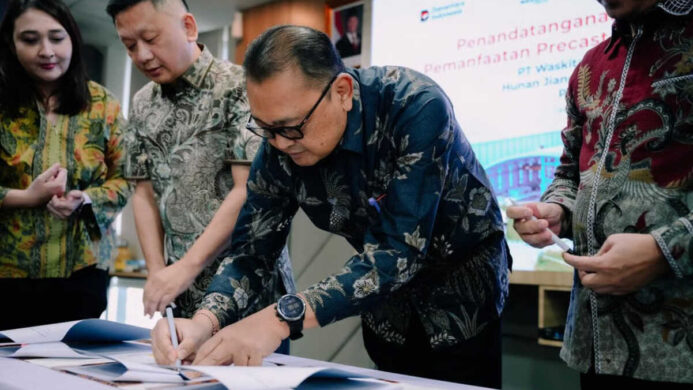 WSBP Jalin Kerja Sama Optimalkan Aset Precast Plant WSBP Cibitung