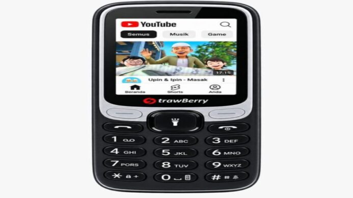 STRAWBERRY ST100 Ponsel Keypad 4G yang Bisa Akses YouTube dan TikTok (1)
