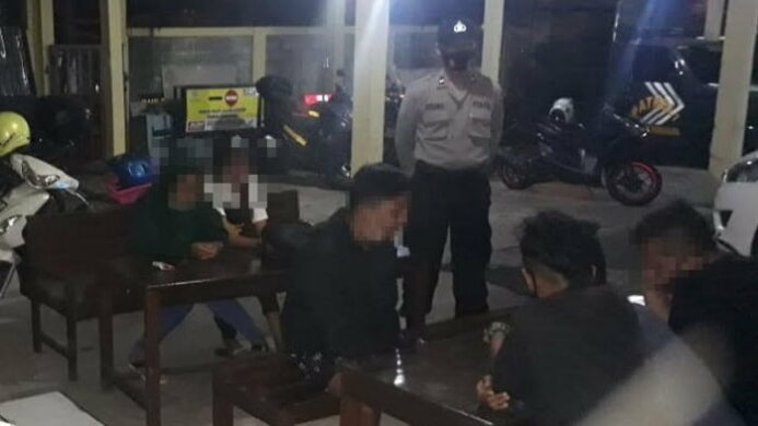 8 pemuda mabuk di padamara purbalingga diamankan polisi