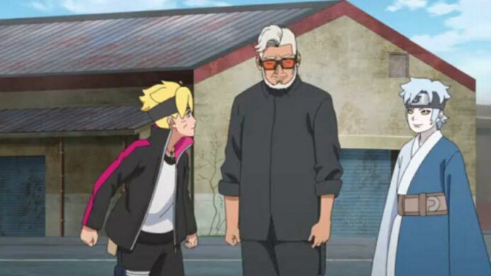 Boruto dan Mitsuki selamatkan Amado pada episode 225