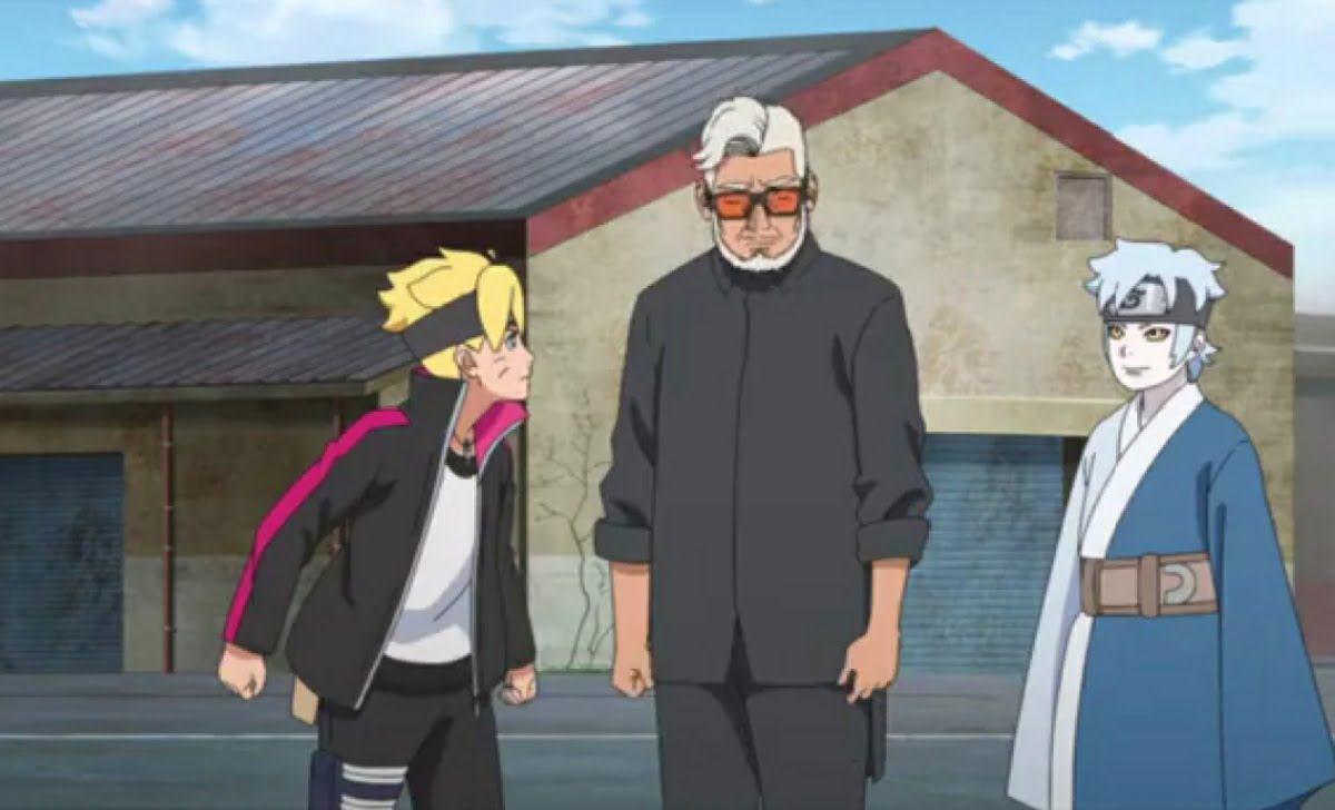 Boruto dan Mitsuki selamatkan Amado pada episode 225
