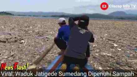 Beredar Video Viral, Waduk Jatigede Sumedang Dipenuhi Sampah