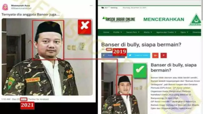 Herry Wirawan Gunakan seragam PDL Banser Hoax