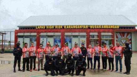 MENKUMHAM RI Melakukan Kunjungan ke Lapas Khusus Kelas IIA Karanganyar Nusakambangan