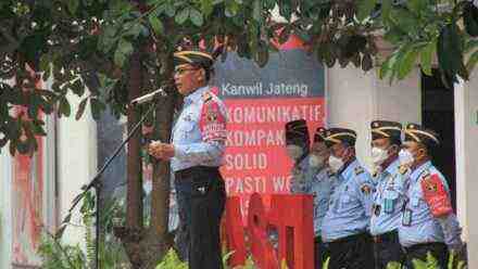 Sambut Nataru, Kemenkumham Jateng Gelar Apel Siaga