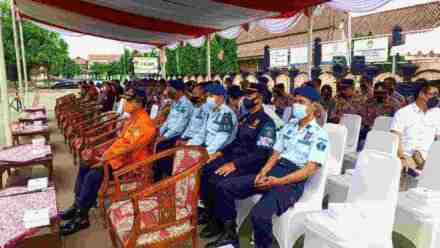 Lapas High Risk Nusakambangan ikuti Gelar Pasukan Operasi Lilin Candi Pengamanan Nataru