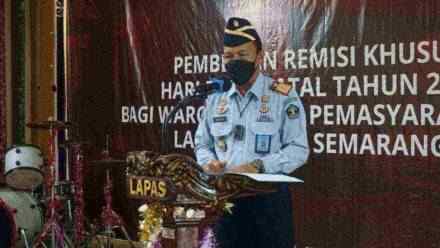 417 WBP Lapas dan Rutan Jawa Tengah dapat Remisi Khusus pada Nataru 2021