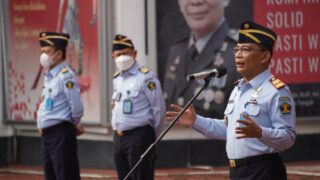 Pimpin Apel Pagi, Kakanwil Harapkan Kinerja yang Lebih Baik di Tahun 2022