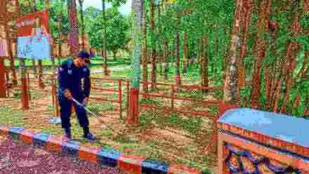 JAGA DAN TINGKATKAN KEBERSIHAN, LAPAS PASIR PUTIH LAKUKAN GIAT RUTIN BERSIH LAPAS DAN AREA LINGKUNGAN LAPAS