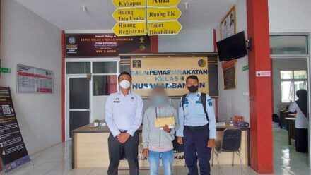 Warga Binaan Lapas Kelas IIB Nusakambangan Ganti Status menjadi Klien