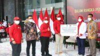 1.000 Bingkisan Diserahkan untuk Pasien Wisma Atlet dalam Giat “Kumham Peduli, Kumham Berbagi dan Empati Kumham”