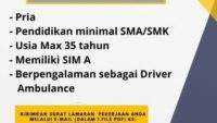Lowongan Kerja Driver di RSU Raffa Majenang Cilacap
