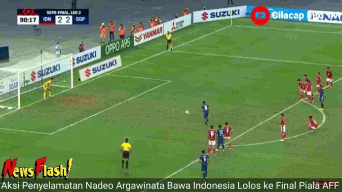 Nadeo Argawinata selamatkan gawang Timnas Indonesia dan berhasil lolos ke final piala AFF