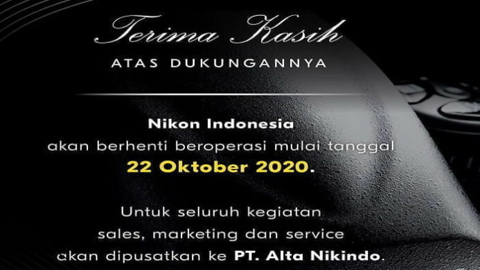 Nikon Indonesia Tutup