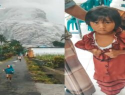 Begini Kisah Nurfida, Gadis Kecil Berkerudung Hijau Yang Berlari Saat Gunung Semeru Erupsi