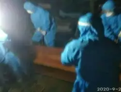 Positif Covid, Jenazah Almarhum Mugiono Dimakamkan Sesuai Protokol Kesehatan