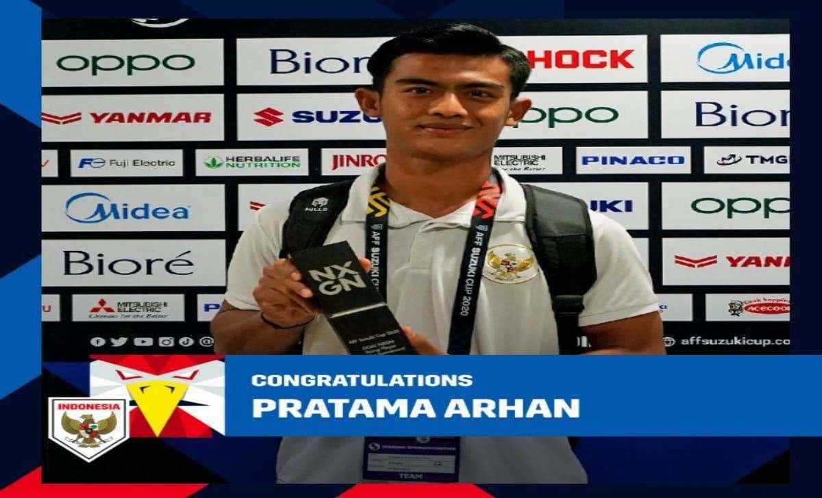 Pratama Arhan dinobatkan jadi pemain muda terbaik di piala AFF Suzuki Cup 2020