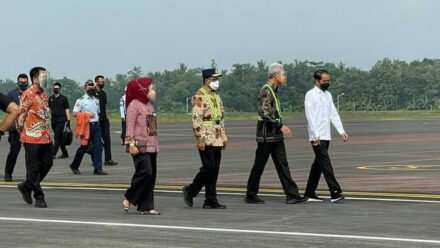 Bandara JBS Dikunjungi Presiden RI