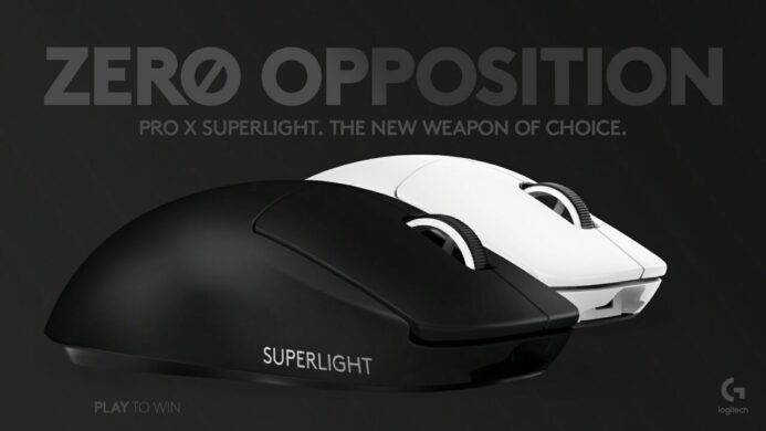 Pro X Superlight Black White