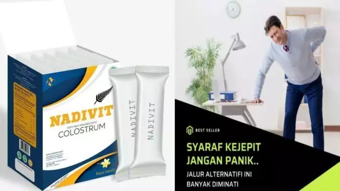 Produk Susu Nadivit Colostrum Peyembuhan Syaraf Kejepit