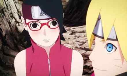 Momen Sarada Salah Tingkah Pada Boruto