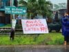 Spanduk Awas bahaya laten FPI di Majenang